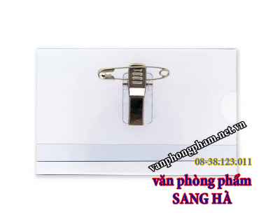 Bảng Tên Nhựa Có Kẹp Cứng