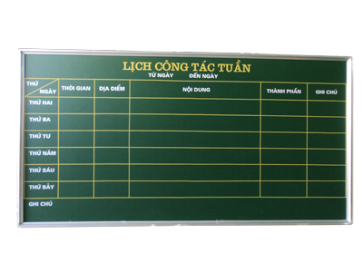 Bảng Lịch Công Tác SH1