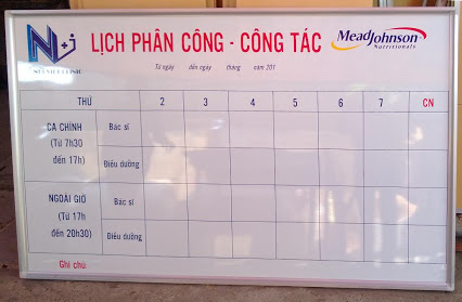 Bảng Lịch Công Tác SH10