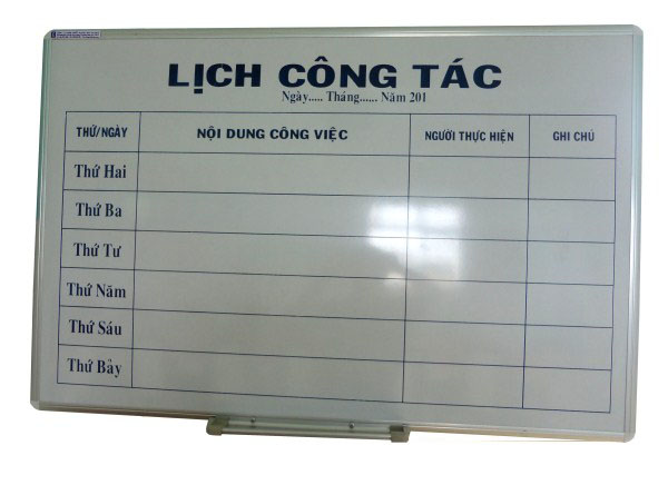 Bảng Lịch Công Tác SH4