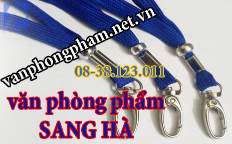 Dây Đeo Bảng Tên Xanh Móc