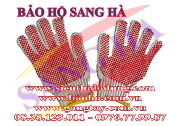 Găng Tay Len Phủ Hạt Nhựa 60g