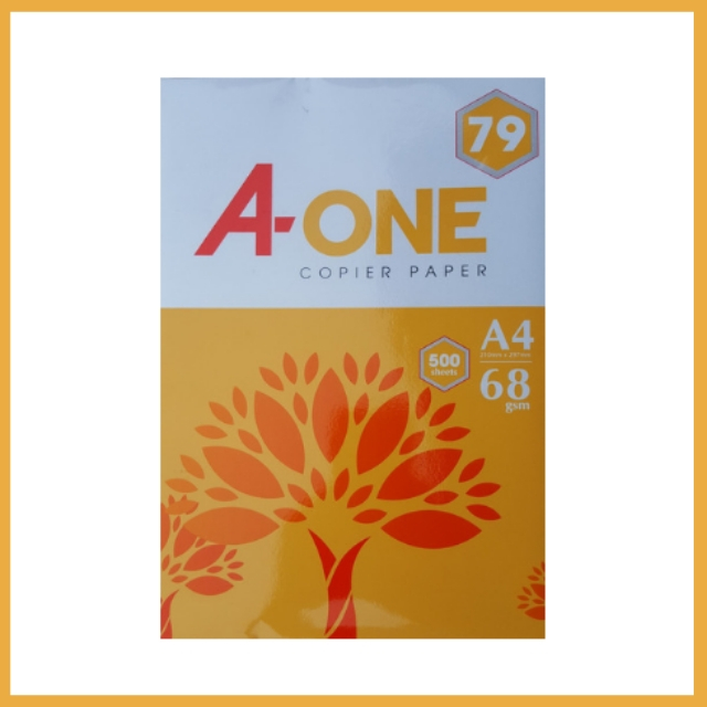 Giấy In A-One A4 Định Lượng 68 gsm