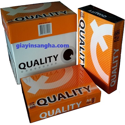 Giấy In Quality A4 Định Lượng 70 gsm