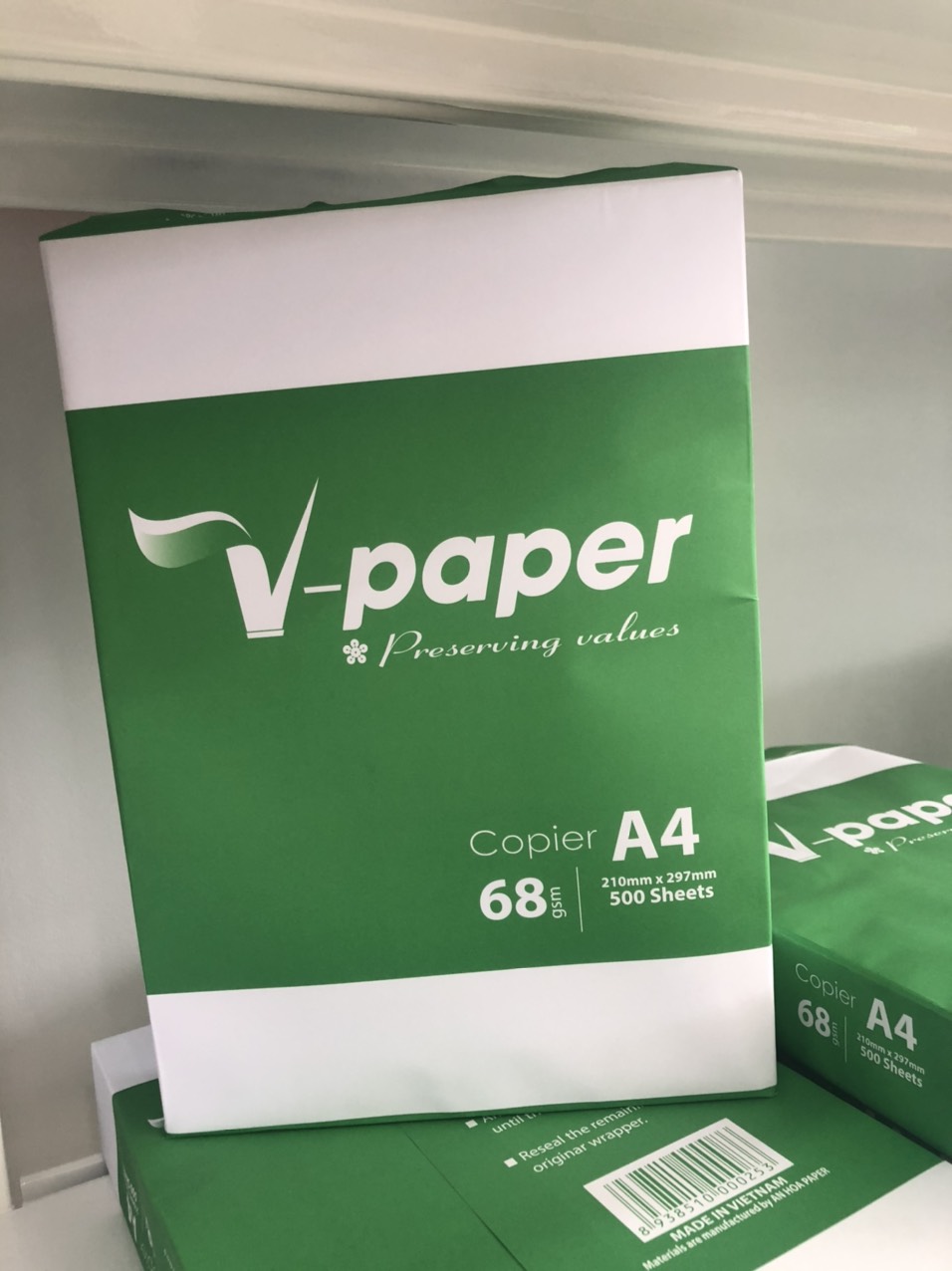 Giấy In Viva V-Paper A4 Định Lượng 68 gsm