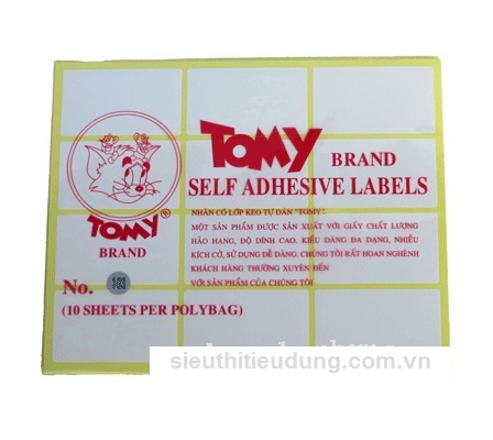 Giấy Decal Tomy