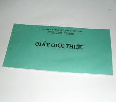 Giấy Giới Thiệu