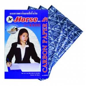 Giấy Than màu Xanh Horse Carbon H-4400