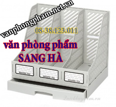 Kệ hồ sơ xéo nhựa 3 ngăn tốt