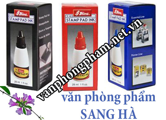 Mực Dấu Shiny Xanh