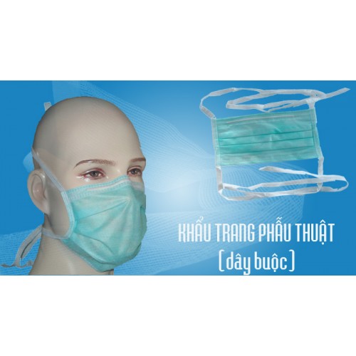 Khẩu Trang Y Tế Cột Dây